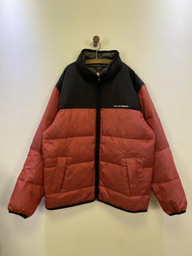 90年代 Vintage Tommy Hilfiger 立体剪裁 羽绒外套_DJK(XL)