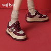 Safiya/索菲娅2025蛇年限定学院风中国结增高厚底休闲板鞋 SFD1112265 商品缩略图4