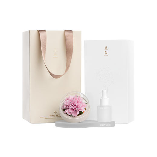呈白 【芙蓉花】非遗瓷花香薰礼盒香氛礼物 商品图2