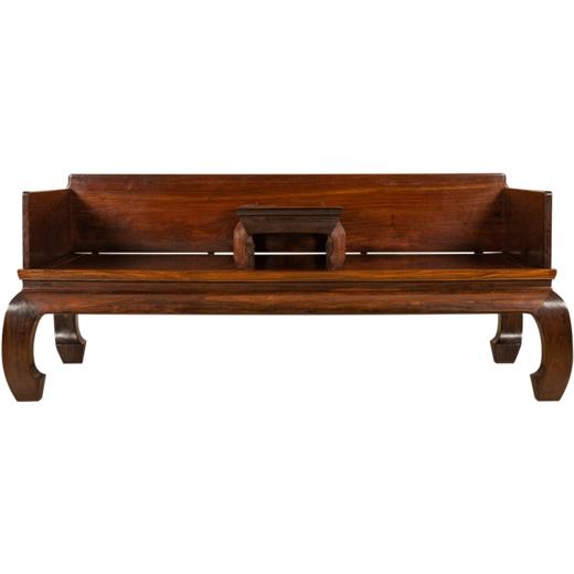 红木独板三围屏罗汉床及炕桌 商品图5