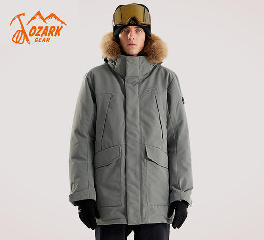 奥索卡 男 男中厚中长款羽绒服 156616 商品图0