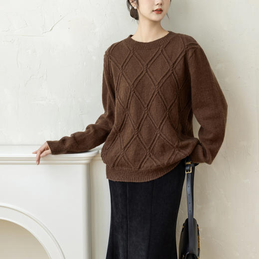 苏苏姐家有致基础羊绒毛衣13号手工diy编织毛线团棒针自制材料包 商品图1