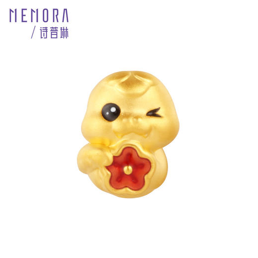 灵蛇献瑞 五福蛇 足金蛇转运珠国潮中国风黄金生肖蛇宝宝礼物MEMORA诗普琳HP826801一口价 商品图9