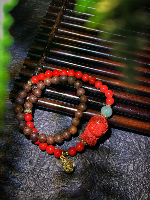 LDSL4121福禄绿度母双圈手串 商品图0