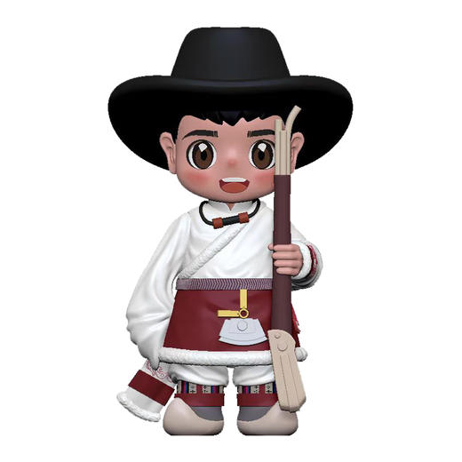 藏族元素潮玩手办 小嘎玛 商品图4