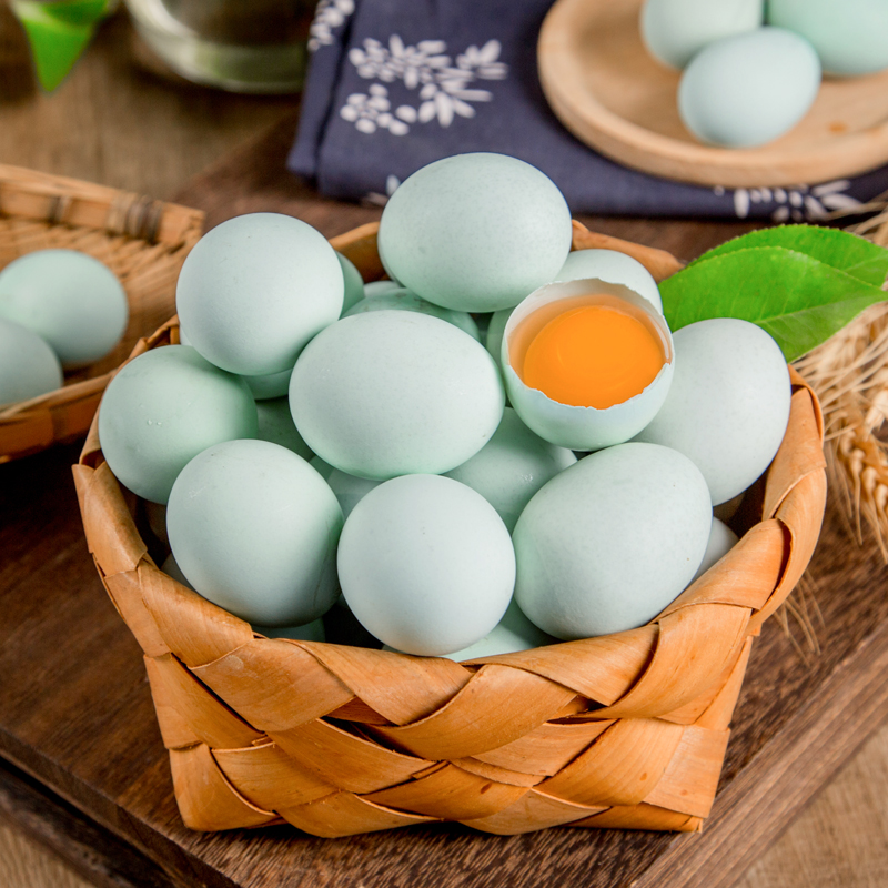 【宜昌助农馆】新鲜绿壳鸡蛋 营养丰富