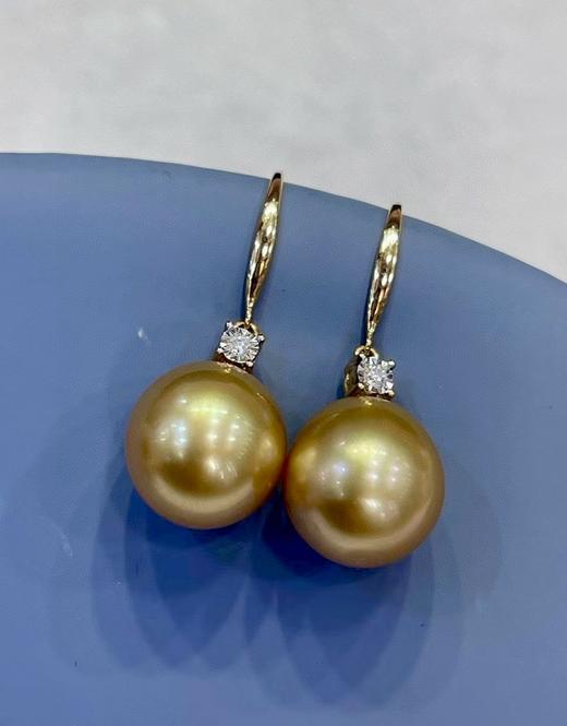 10mm-11mm金珠耳坠 商品图1