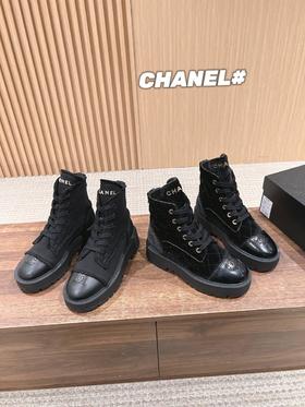 香奈儿新款厚底短靴超显腿长，超级推荐（HC）