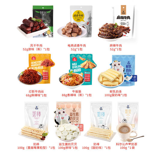 【分仓直发包邮】科尔沁百福牛礼礼盒812g 商品图2