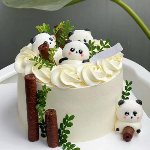 『巧克力小熊猫』生日蛋糕 商品图0