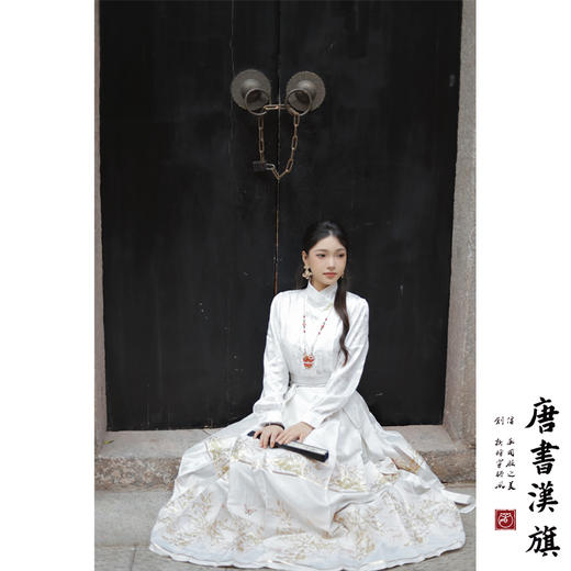 【蝶恋花.柳莺】新中式国风妆花工艺马面裙唯美日常套装 商品图1