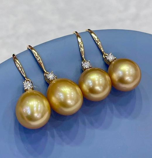 10mm-11mm金珠耳坠 商品图2