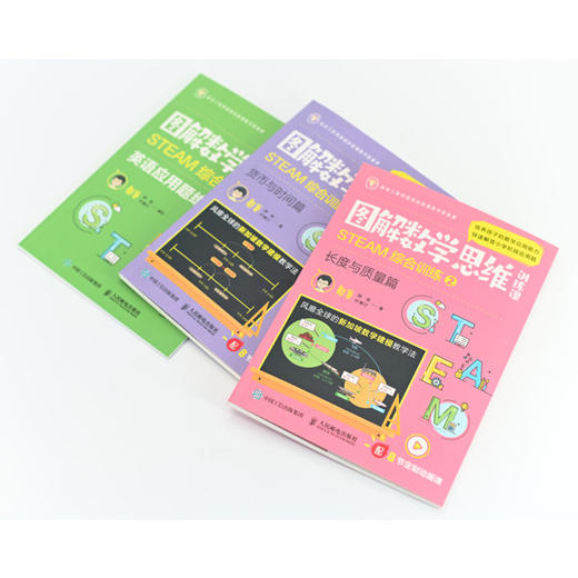 图解数学思维训练课：STEAM综合训练1+STEAM综合训练2  多SKU 商品图4