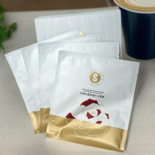 雪诗黎-玫瑰纯露舒缓补水面膜（10片装） 商品图1