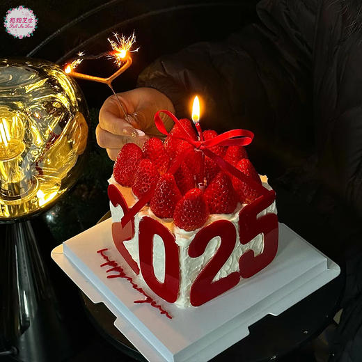 【新年蛋糕】2025新年可期方形款~ 前路浩浩荡荡，万事皆可期待 商品图3