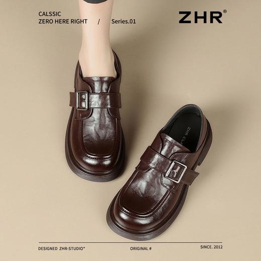 ZHR则则法式复古英伦单鞋2025新款软底百搭小皮鞋时尚乐福鞋女鞋 商品图9