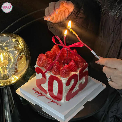 【新年蛋糕】2025新年可期方形款~ 前路浩浩荡荡，万事皆可期待 商品图4