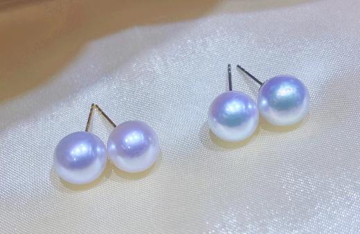 9mm-10mm akoya耳钉 商品图3