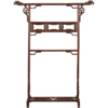 清 红木云纹搭脑中牌子衣架 商品缩略图5