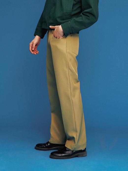 CryingCenter Digger 挖掘1者号卡其斜纹休闲直筒裤卡其 哭喊中心 商品图1