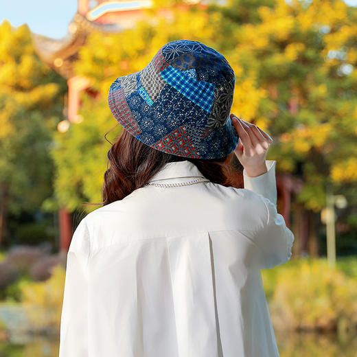 百家韵拼接布帽 |现货加急发 商品图4