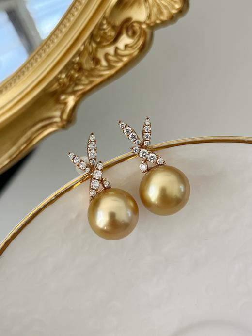 13mm-14mm金珠耳钉 商品图2