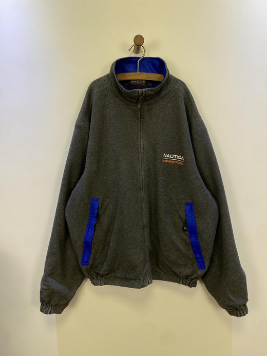 90年代 Vintage NAUTICA 香港制 双面穿 抓绒 棉服 夹棉外套_CTJK(XL) 商品图3