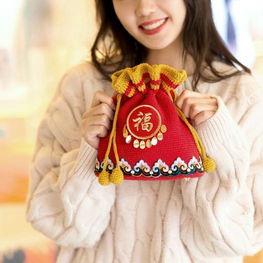 苏苏姐家迎新小挎包手工diy编织钩针毛线团自制包包材料包 商品图1