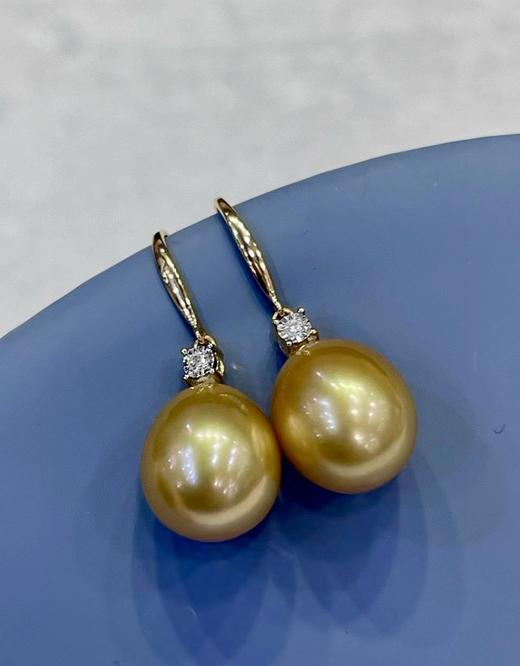 10mm-11mm金珠耳坠 商品图3