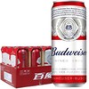 【啤酒】百威啤酒18听500毫升 商品缩略图0