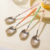 摩登主妇食品级不锈钢汤勺子个人专用家用高档精致儿童长柄喝汤匙 商品缩略图0