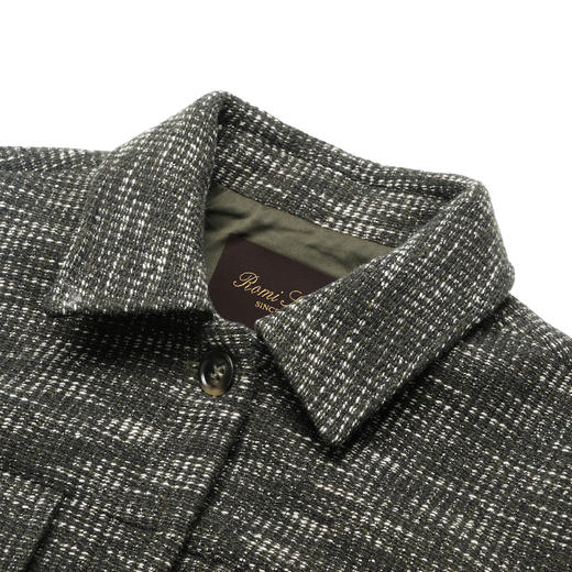 ROMI STUDIO“格雷高智”50%羊毛肌理短款翻领长袖休闲外套23AWW461 商品图3