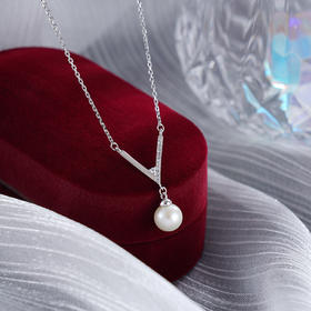 子佩集S925银珍珠套链【TM0539-XF】纯银珍珠项链2412