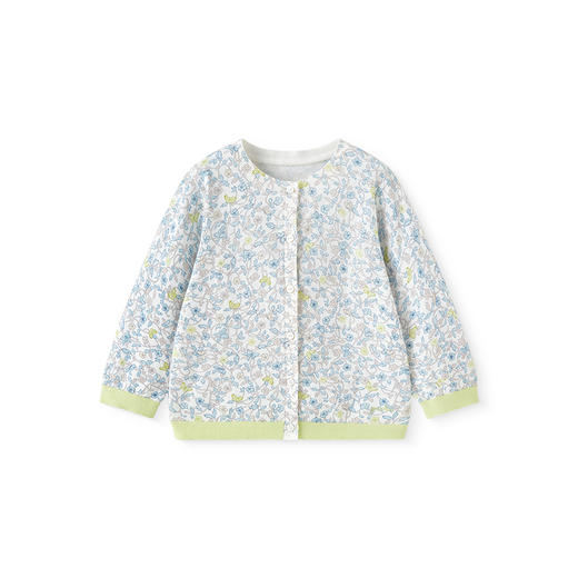 【商场同款】英氏儿童毛衣针织衫春夏季碎花女童针织外套2025新款 商品图4