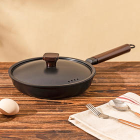 摩登主妇平底锅家用无涂层铁煎锅铁锅炒菜锅煎饼煎蛋神器牛排煎锅