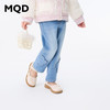 【秒】【冬款清仓】【MQD】女童冬季时尚花朵装饰直筒休闲牛仔长裤 商品缩略图1