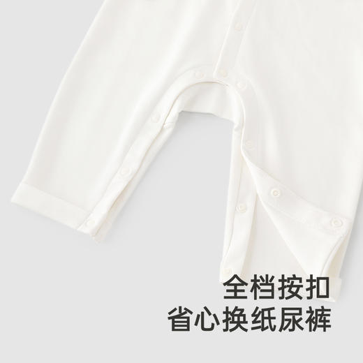【商场同款】英氏婴儿衣服春夏长袖新国风男宝连体衣2025新款爬服 商品图2