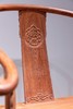 红桥红  家具严选  缅甸花梨（大果紫檀）【国博 团花圈椅 三件套】 商品缩略图2