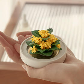 呈白 【桂花】非遗瓷花香薰礼盒香氛礼物摆件