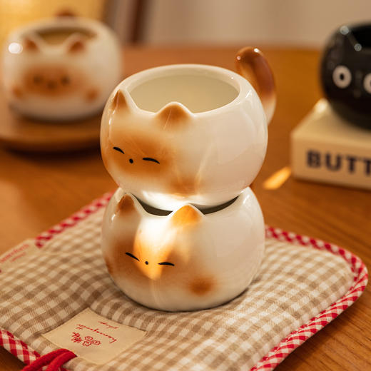 摩登主妇可爱陶瓷咖啡杯家用喝水杯拉花杯拿铁杯2025新款手握杯子 商品图0