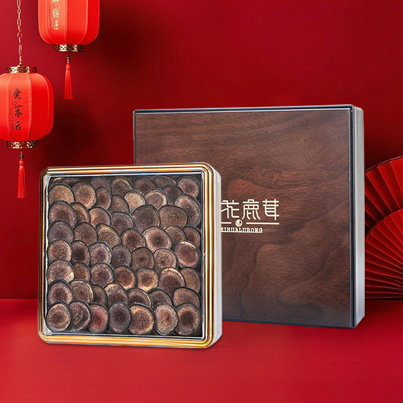 【鹿茸片礼盒】鹿茸红粉片干片礼盒装30g可入药泡酒泡水