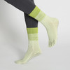 【5双起批，10双以上包邮】2024秋冬专业防滑渐变色瑜伽袜子普拉提袜室内运动健身中筒瑜伽袜 商品缩略图2