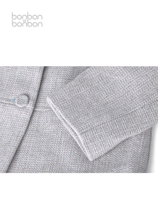 无领毛呢外套 商品图2