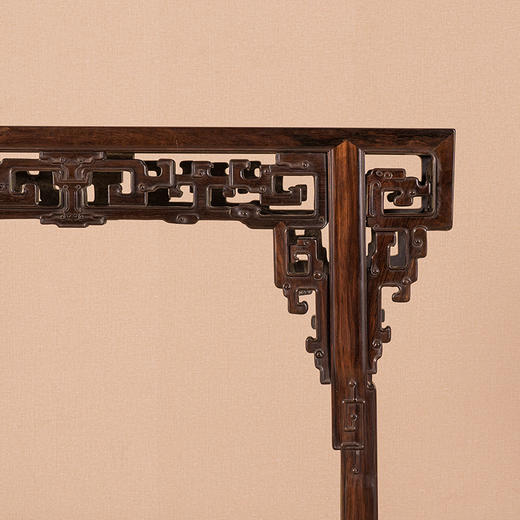 清 红木透雕拐子纹供案 商品图1