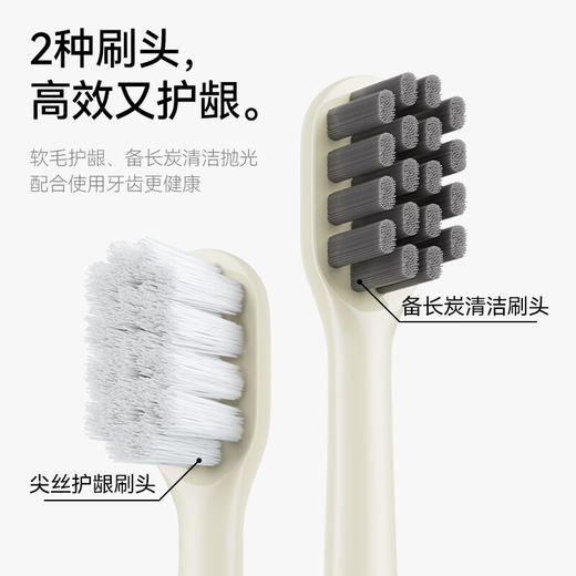 力博得悦心电动牙刷 软毛护龈 2刷头 商品图2