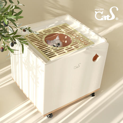 猫厕所 顶入式零带砂占地小颜值高 商品图1
