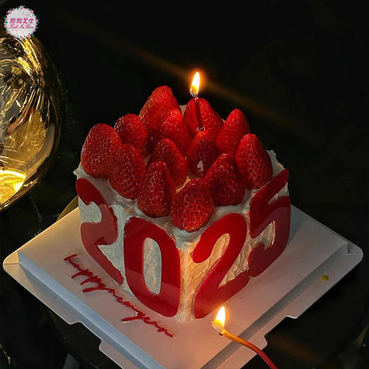 【新年蛋糕】2025新年可期方形款~ 前路浩浩荡荡，万事皆可期待 商品图2