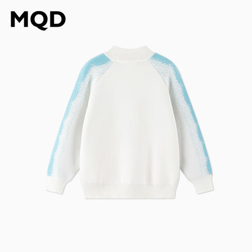 【秒】【冬款清仓】【MQD】女童冬季梦幻图案绣花半高领针织衫毛衣 商品图4