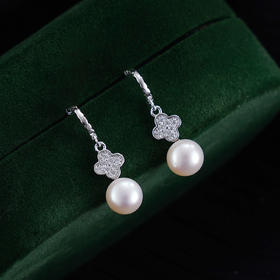 子佩集S925银珍珠耳环【EM2398-XF】纯银珍珠2412