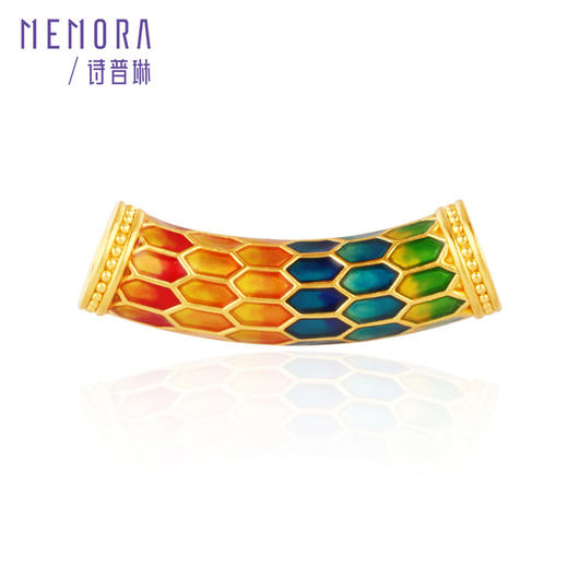 灵蛇献瑞 蛇鳞珠 足金蛇转运珠国潮中国风黄金生肖蛇礼物MEMORA诗普琳HP824501、HP824701 商品图3